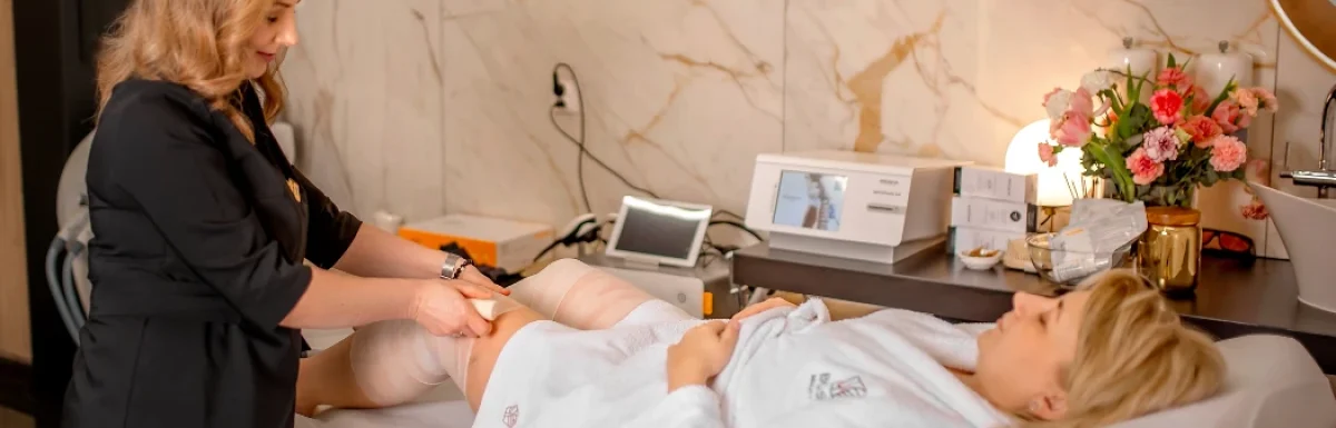 Zabieg na cellulit - bandaże Arosha